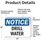 Signmission Drill Water, 7 in W x Rectangle, Vinyl Decal OS-2PACK-NS-D-57-L-11544 - alternate 5